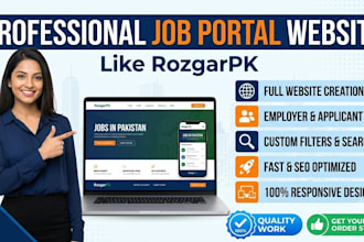 build a custom job board, service marketplace, listing web
