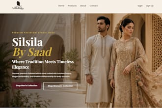create a responsive full stack website with database