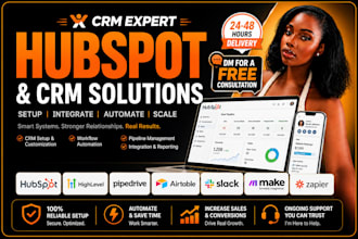 set up hubspot CRM, automation and integrations