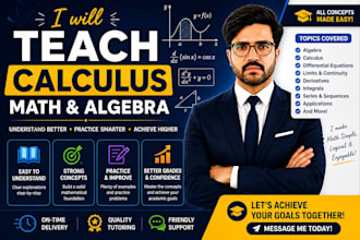 teach math calculus algebra