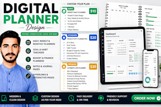 create printable planner templates