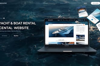 build yacht rental website boat booking web app boat rental jet ski rental app