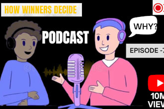 design a professional podcast youtube thubnail