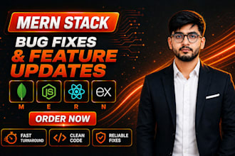 fix bugs or add features to your mern stack application