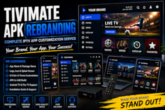 rebrand your tivimate iptv app with your logo and branding