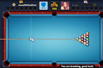 develop 8 ball pool, snooker, slot, blackjack and card games