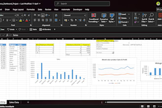 create an interactive excel dashboard and reports
