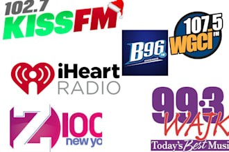 promote your music on USA radio stations and grow your audience