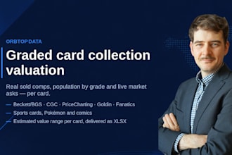 value your graded card collection with sold prices and population