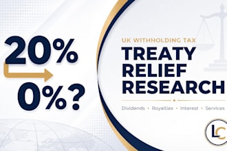 research UK withholding tax for dividend, and treaty relief on your UK income