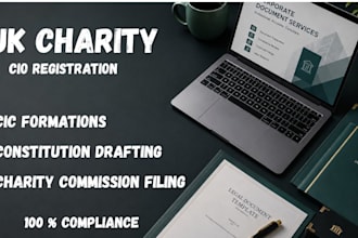 do your UK charity registration and cio setup professionally