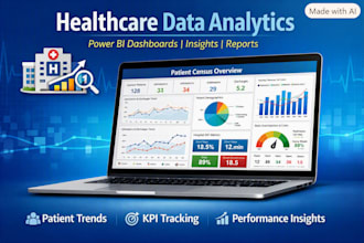 create professional healthcare dashboards