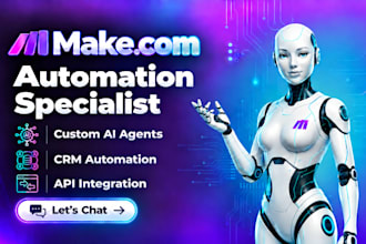 build make ai automation, ai agents and make com  automation workflow