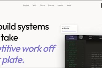 build a website for your business