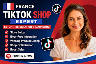 setup tiktok shop, manage france tiktok shop droshipping listing, integration