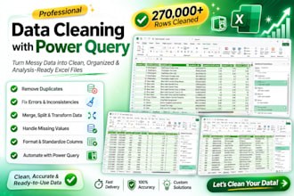 clean and transform any data with power query