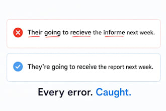 proofread and correct your spanish or english text