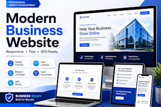 build a modern responsive website using google ai studio