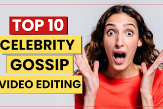 edit celebrity documentary, pop culture and entertainment youtube videos