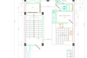 draw 2d architectural plans and convert PDF or sketch to autocad dwg and convers