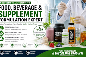 food formulation supplement beverage supplements formulation