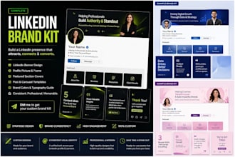 create a linkedin personal branding kit for coaches and founders