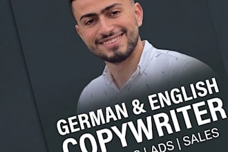 be your copywriter for website copy and ad copy