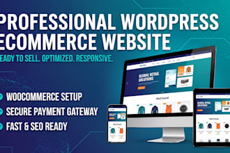 create wordpress ecommerce website
