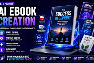 create a professional ai ebook, guide or lead magnet