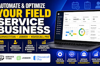 automate servicetitan, jobber and housecall pro CRM workflows