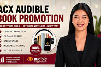 do amazon acx audible audiobook promotion to boost ranking and visibility