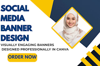 create a professional linkedin profile and banner design