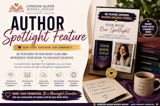 feature you and your book in an exclusive author spotlight with our book club