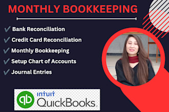 do monthly bookkeeping and bank reconciliation for your business