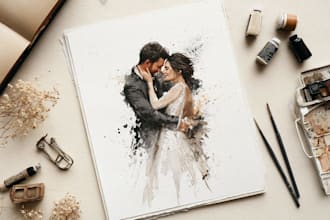 draw a watercolor illustration