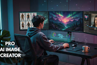 create custom ai art, characters and image editing