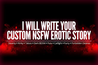 write nsfw futa furry dark taboo incest catfight bdsm smut erotic fanfiction