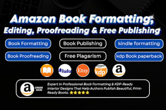 do kindle book formatting, kdp book cover design, paperback editing, formatting