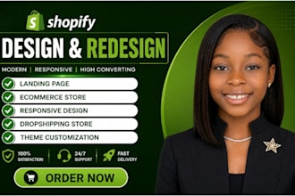 shopify store design shopify store redesign shopify website design shopify store