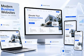 build a roofing or construction company website