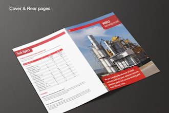 design a fully editable brochure, catalog