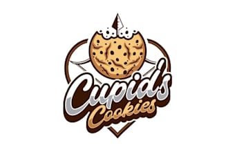 design super late night cookie delivery logo