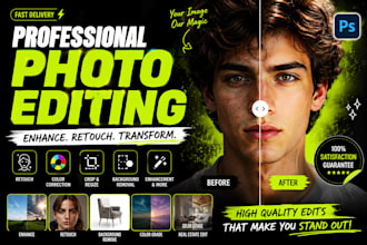 professionally edit photos with photoshop and ai