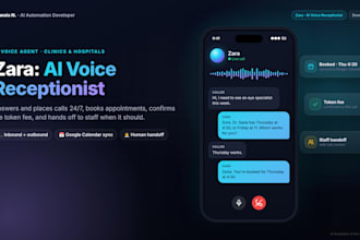 build an ai chatbot, whatsapp bot, customer support bot, ai agent ai voice agent