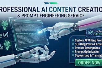 create ai content creation and prompt engineering scripts