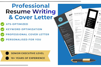 design a professional tailored resume and CV