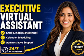 do email management and calendar scheduling as your executive assistant