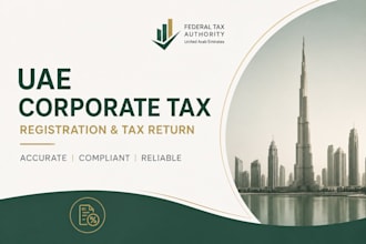 prepare uae corporate tax return for your business and tax filling compliance