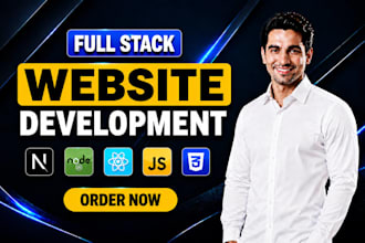 build website, website development, full stack developer, front end developer