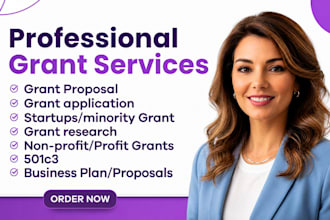 write nonprofit grant proposal small business grant writing research